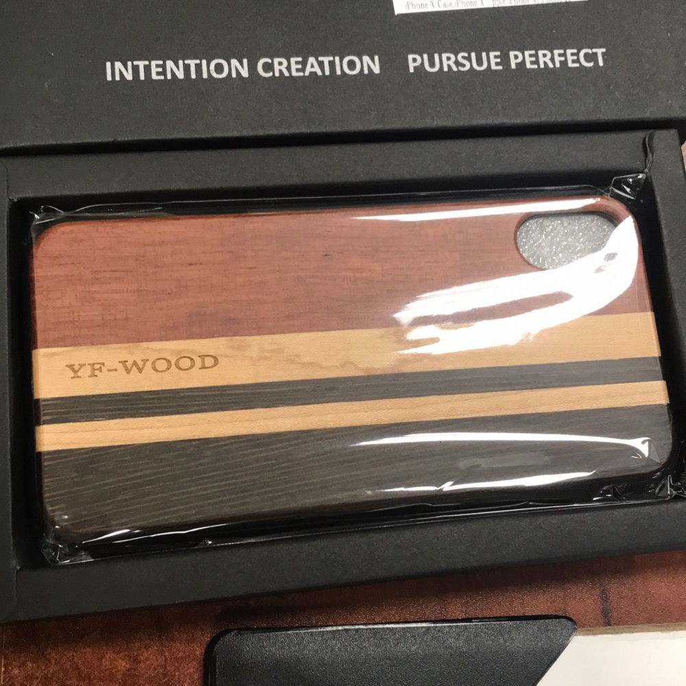 Wooden iPhone X case